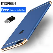 OnePlus 5 Чехол One Plus 5 задняя крышка Жесткий 3 в 1 совместное телефон САППУ MOFI оригинальный OnePlus 5 Чехлы и охватывает логотип черный