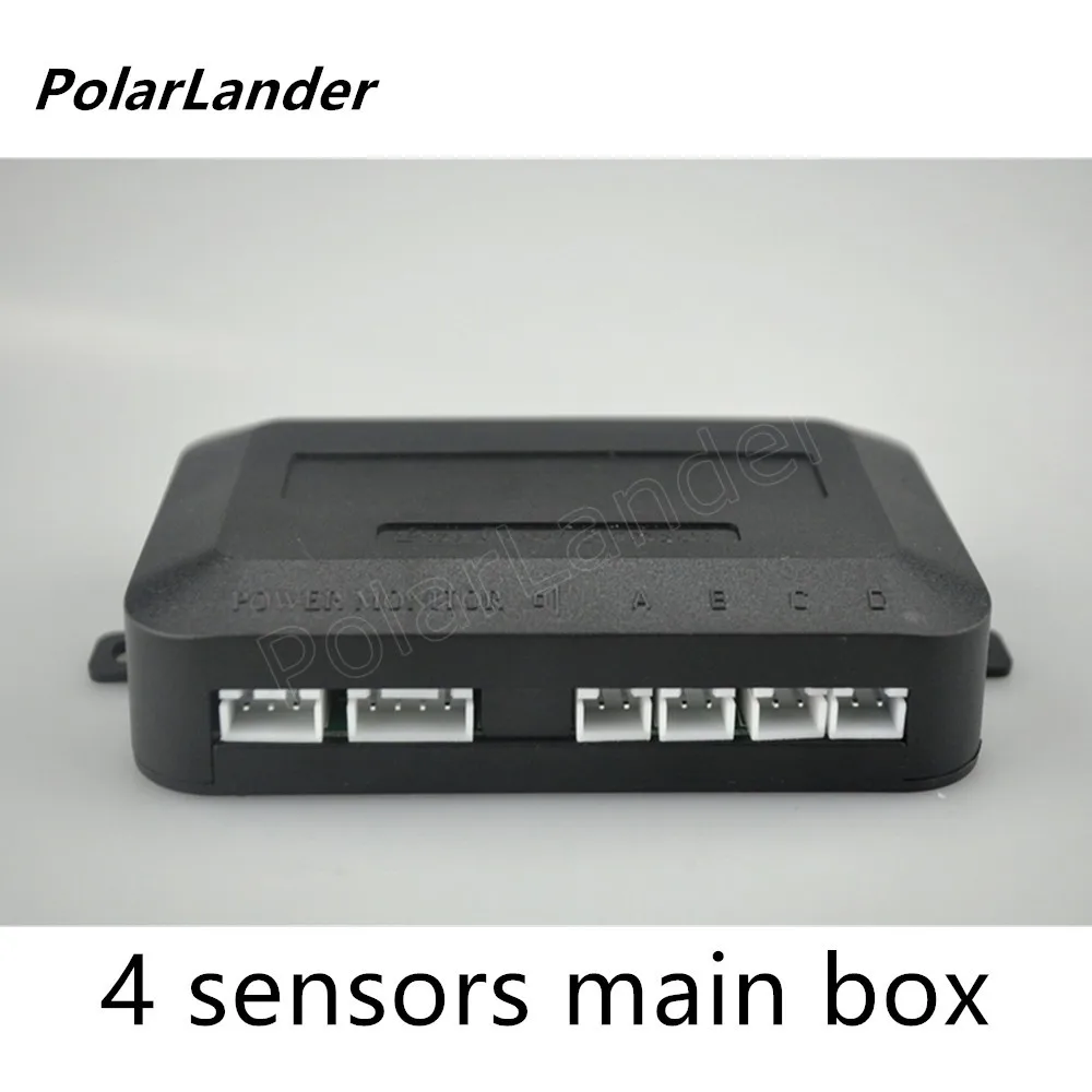 

PolarLander DC12V Car Parking Sensor 4 Sensors main box for Auto Reverse Backup Radar Detector System hot sale