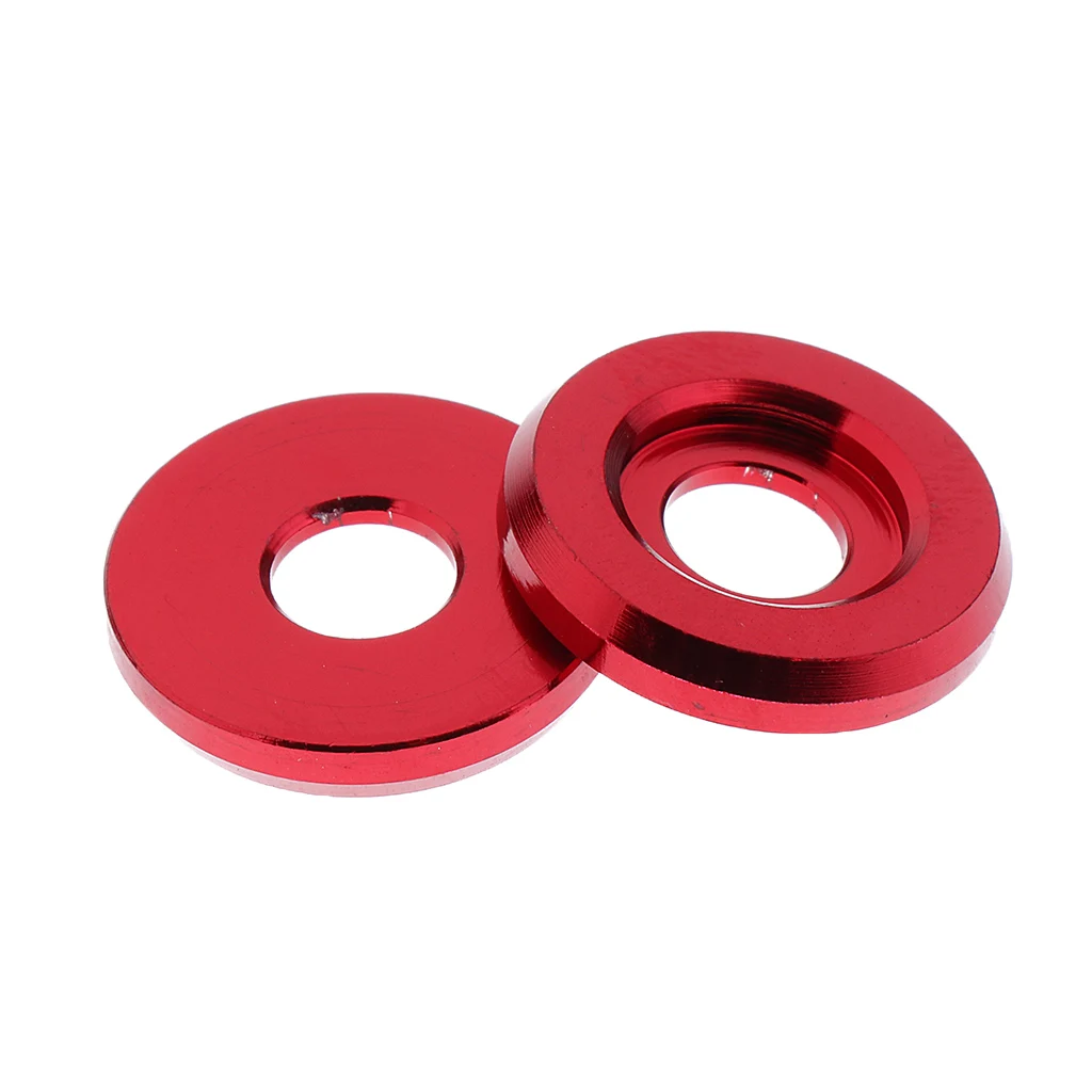 6 Sets Car Aluminum Fender Bumper Washer Bolt Engine Bay Screw Kit High Strength Corrosion Resistant