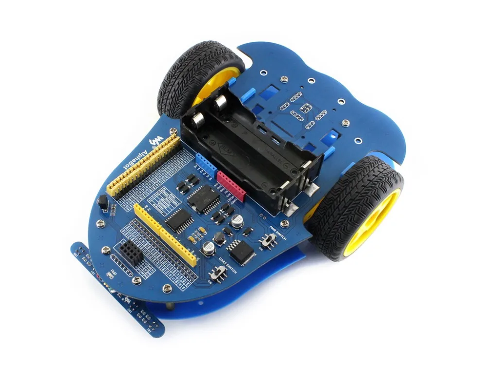 Plataforma de Desenvolvimento Compatível com Raspberry Alphabot Robô Móvel pi - Imagem 6