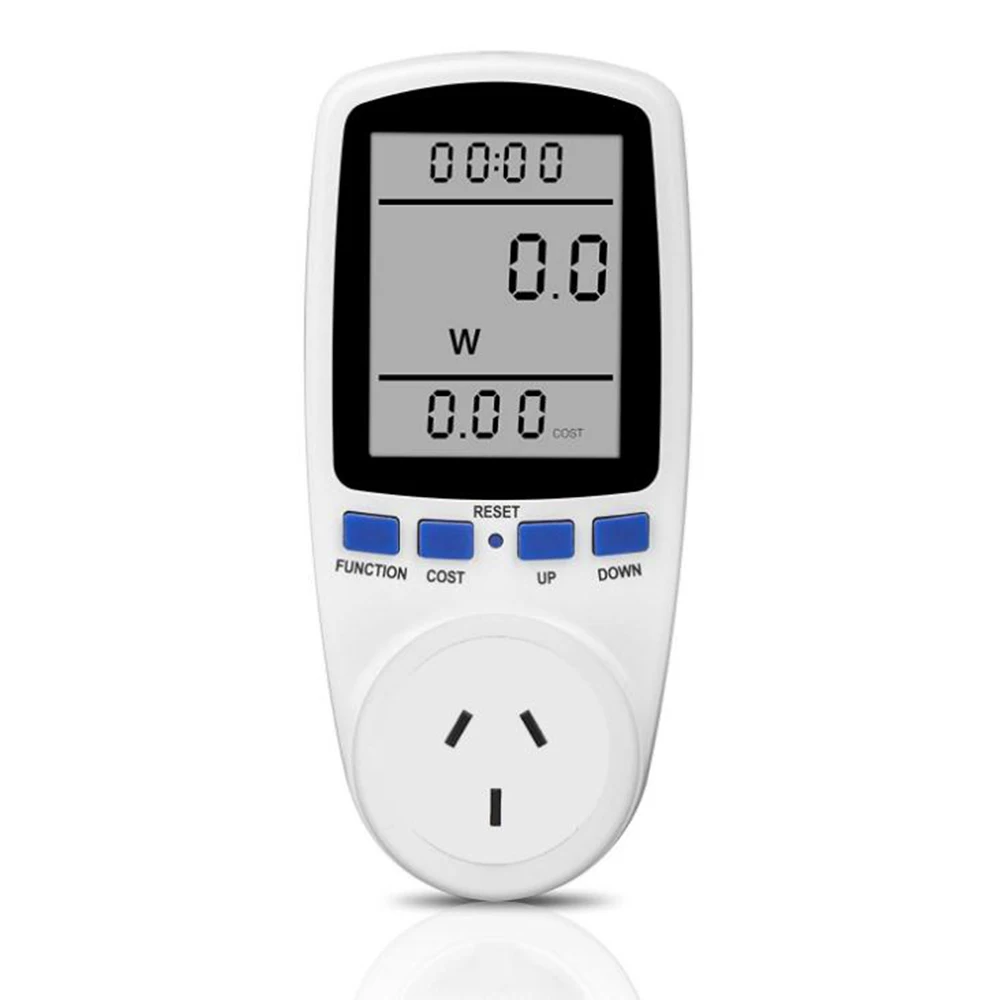 

EU US UK Plug Socket Digital Voltage Wattmeter Power Consumption Watt Energy Meter KWh AC 230V 120V Electricity Analyzer Monitor