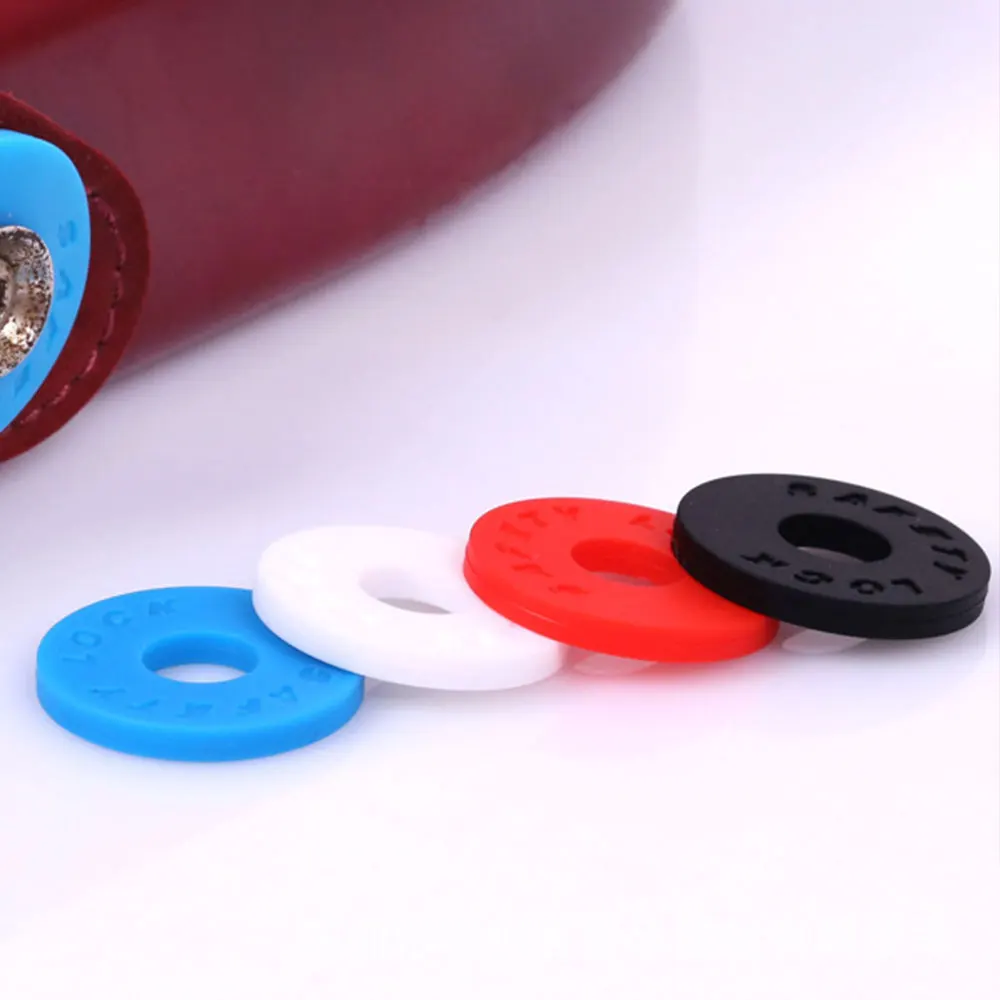 Locks Blocks Guitar Strap Buckle Instrument Tool Anti-Skid Electric Nail Silicone 2*2*0.5cm Creativity Secure Useful | Спорт и