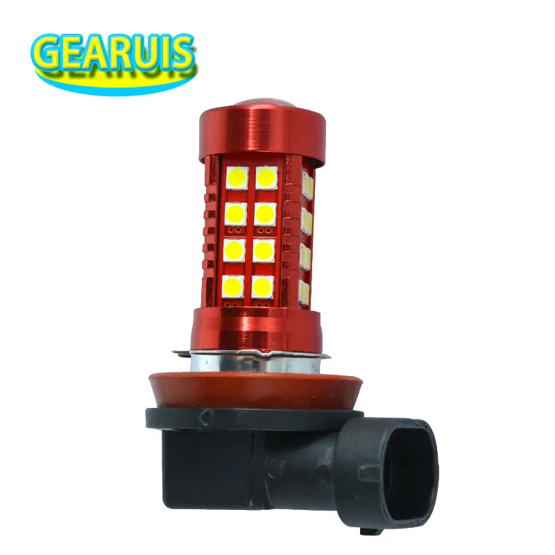 1 шт. высокомощные Противотуманные фары H11 55 Вт 36 SMD 3030 LED 550MA точечные линзы H8 H9 H10 9005