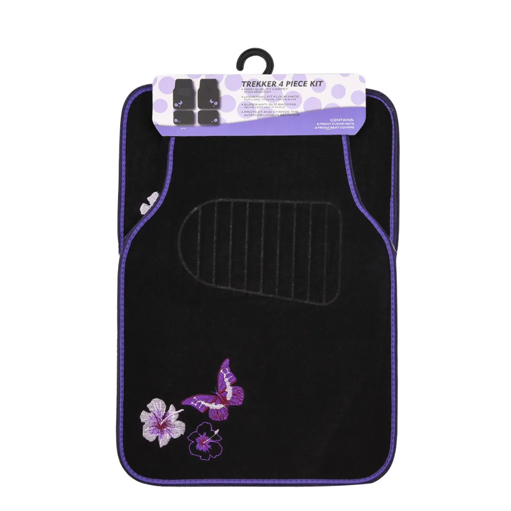 Car pass Car Floor Foot Mat For Suzuki Jimny Ignis Alto Swift Liana