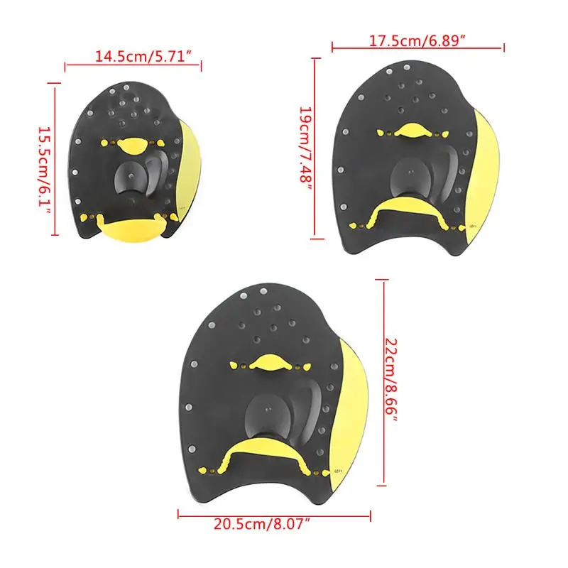 1 пара для взрослых и детей, плавательные лопатки, профессиональные удары, коррекция практики, инструменты для плавания, регулируемые ручные перепончатые перчатки