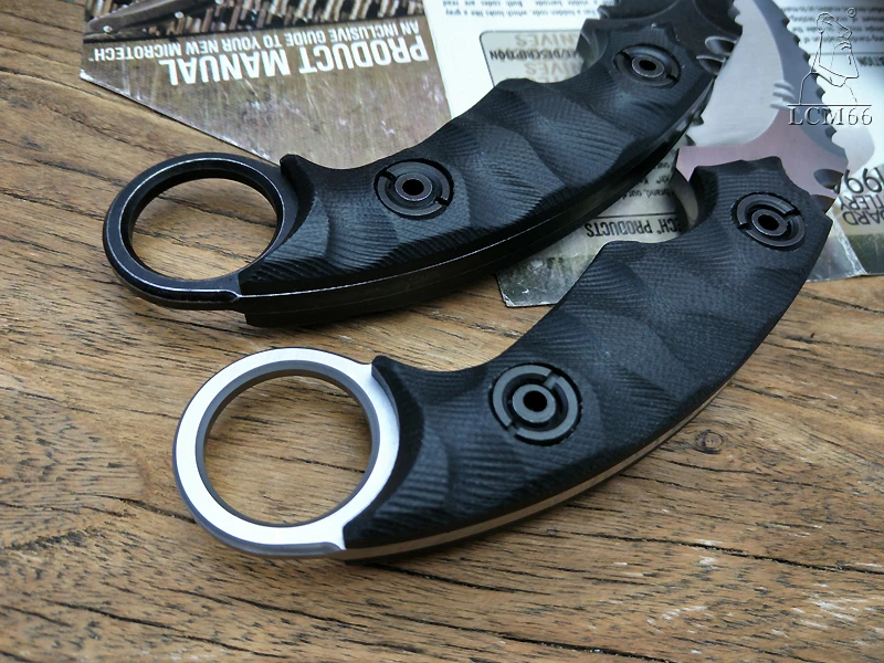 LCM66 тактика karambit Скорпион коготь нож открытый кемпинг джунгли выживания битва Фиксированным Лезвием Охотничьи ножи инструмент самообороны