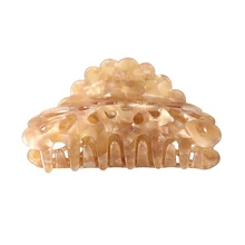 Flower Shape Hair Claws Hollow Acetate Hair Clips for Women Hair Barrette Hairpin Girls Hair Styling Tool Crab Hair Accessories Flower Shape Hair Claws Hollow Acetate Hair Clips for Women Hair Barrette Hairpin Girls Hair Styling Tool Crab Hair Accessories
