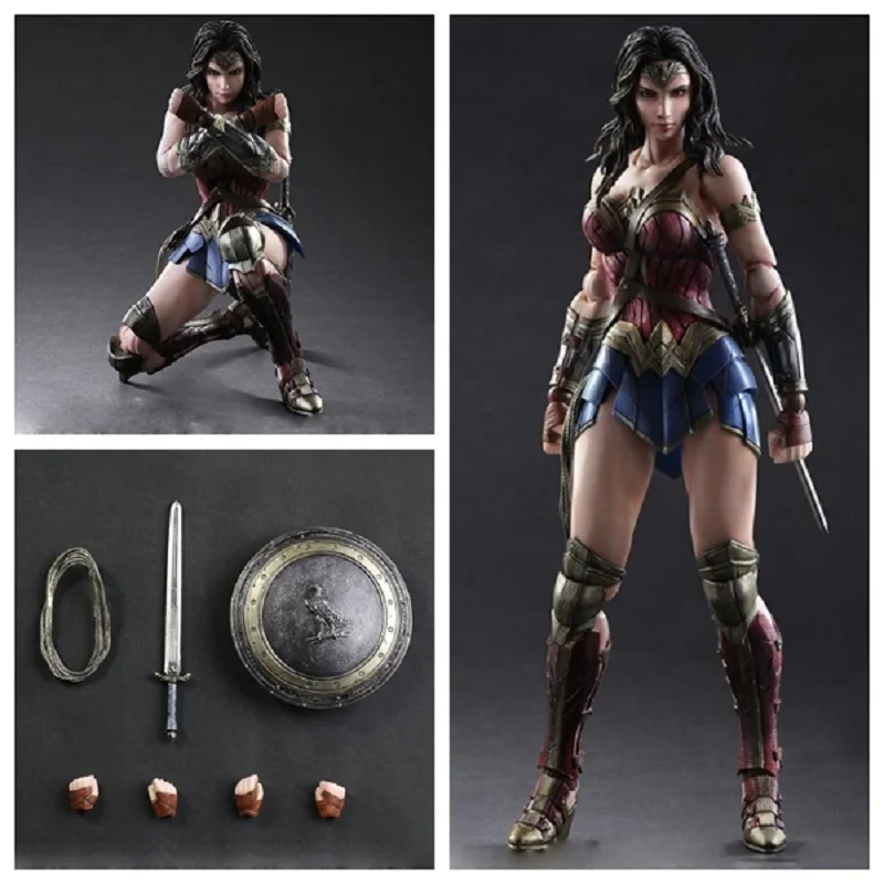 DC Comic Супермен модель Рассвет Справедливости Wonder Woman Рисунок игрушки куклы аниме ПВХ фигурка Коллекционная модель игрушки для подарка