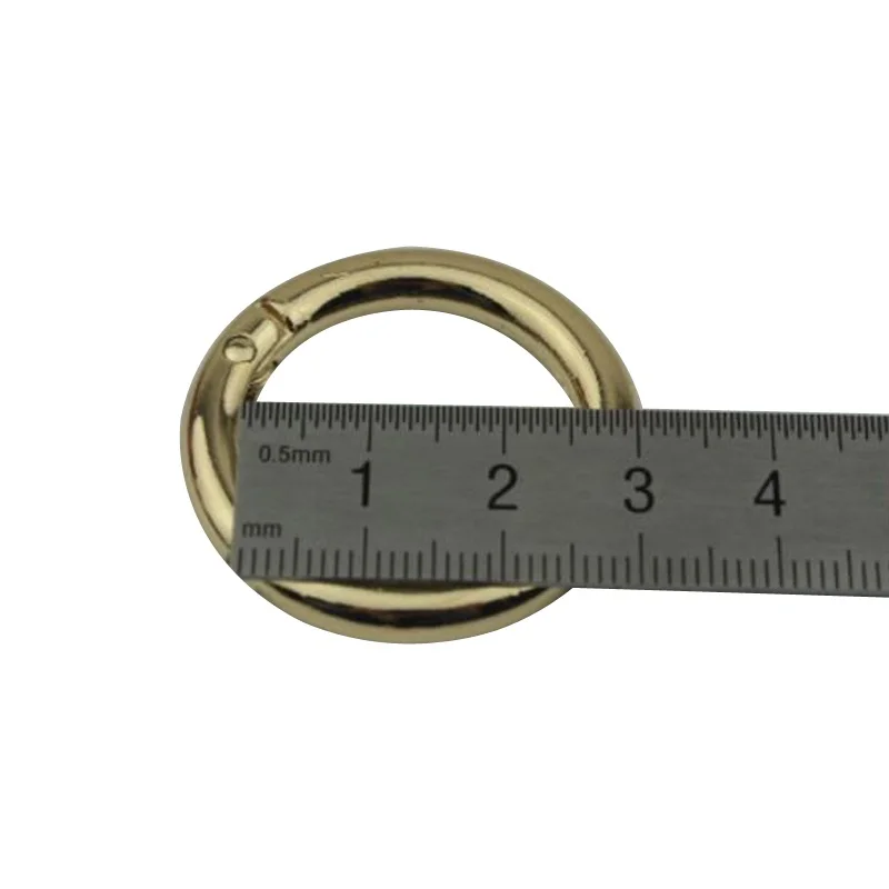 

bronze sliver gold black 25mm Spring Ring Clasp bag rope straps belt Cord Bracelet Necklace connector 50pcs/lot free shipping