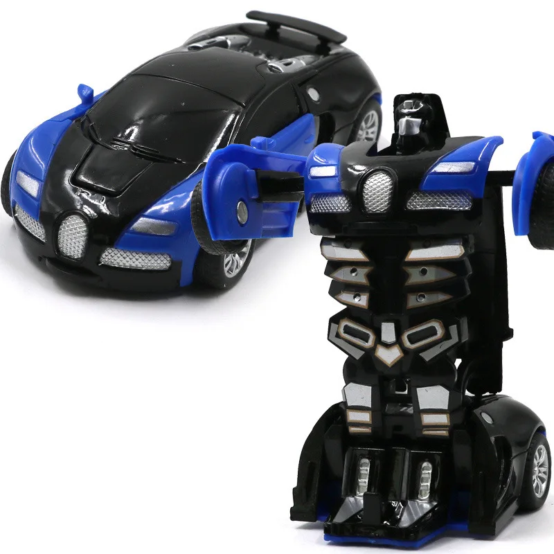 Children Alloy Car Model Toys Collision Deformation Robot Automobile Toy Gift For Kids