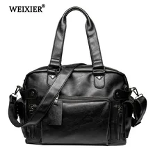 WEIXIER брендовая деловая Классическая оригинальная мужская сумка через плечо из искусственной кожи мужской портфель мужская сумка для компьютера мужская сумка