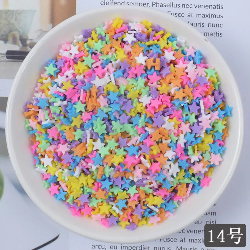 25 г поддельные брызги для слизи наполнитель дополнение аксессуары глина DIY пушистые поставки слаймов бусины торт десерт грязи игрушки для детей - Цвет: Toy 14
