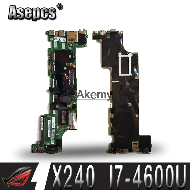 

Free Shipping for Lenovo ThinkPad X240 x240s Laptop Motherboard FRU:04X5162 main board 100% tested work with I7-4600U/I7-4500