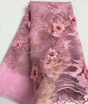 Dusty Pink bridal french lace African tulle lace fabric High grade classic Nigerian sewing clothes for big occasions 5 yards/pc
Dusty Pink bridal french lace African tulle lace fabric High grade classic Nigerian sewing clothes for big occasions 5 yards/pc
