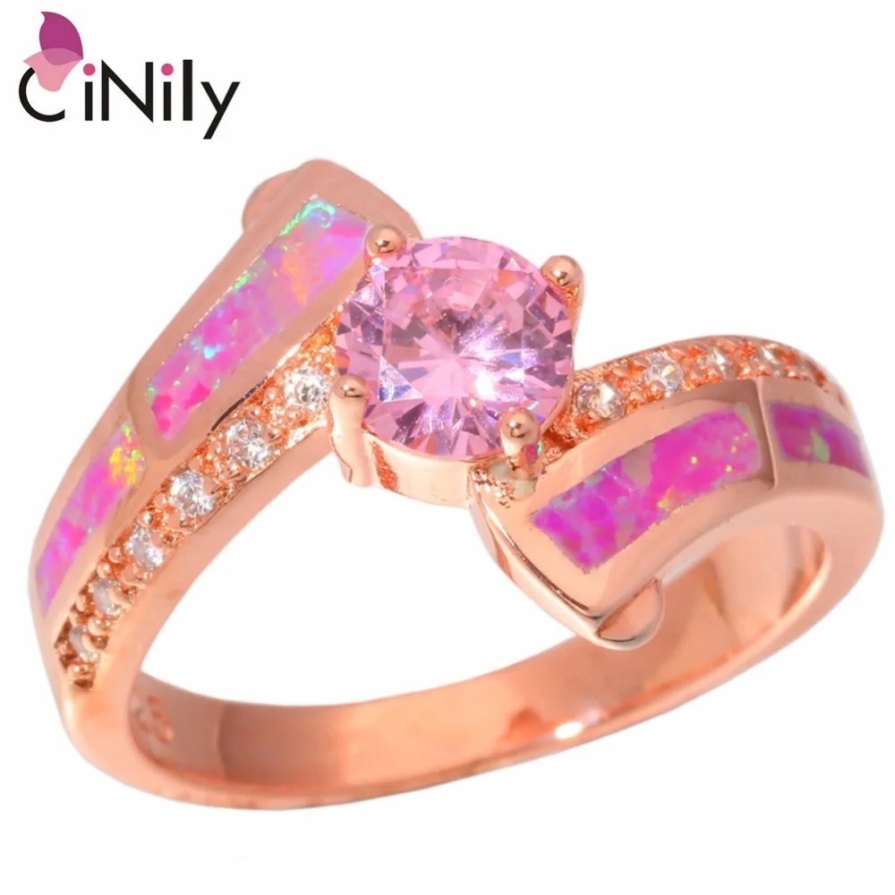 Prix pour CiNily Créé Rose Opale de Feu Rose Zircon Cubique Zircone Rose or Couleur Chaude En Gros pour les Femmes Bijoux Bague Taille 5-12 OJ5653 Prix pour CiNily Créé Rose Opale de Feu Rose Zircon Cubique Zircone Rose or Couleur Chaude En Gros pour les Femmes Bijoux Bague Taille 5-12 OJ5653