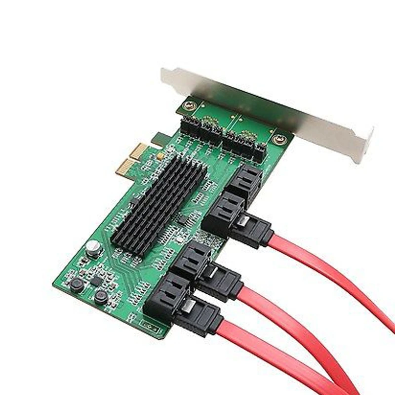 マーベルチップセットギガバイト 8 ポート Sata Iii 6 Ncq ポートマルチプライヤ Fis Pcie 拡張カードボードコントローラ Aliexpress