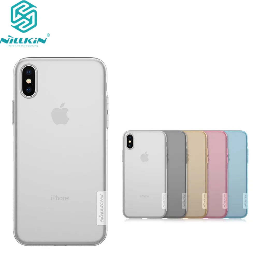Чехол из ТПУ для Apple iPhone x 5 8 дюйма NILLKIN прозрачный ультра тонкий чехол iphone 10 мягкий