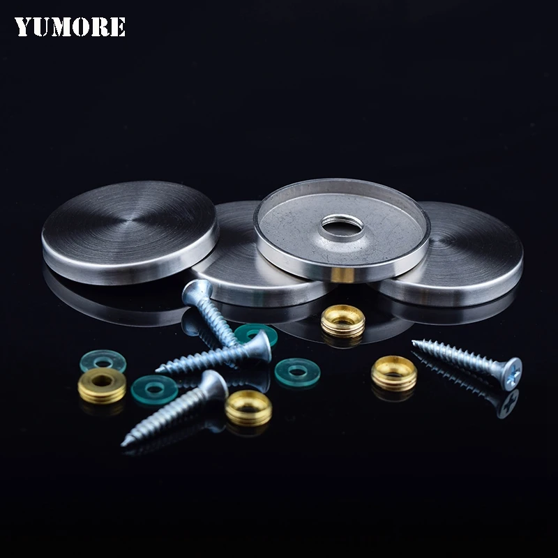 High quality 30mm decorative screw head cover caps 304 Stainless steel advertising standoff