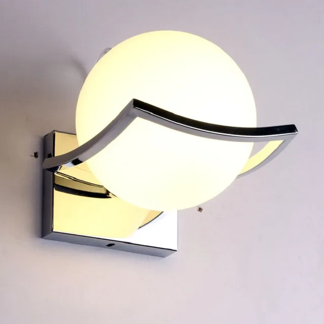 Milky Ball Led Wall Lamp Modern Gl Light For Kitchen Milky Ball Led Wall Lamp Modern Gl Light For Kitchen Bedroom Living Room E27 Luminaire Lique Mura