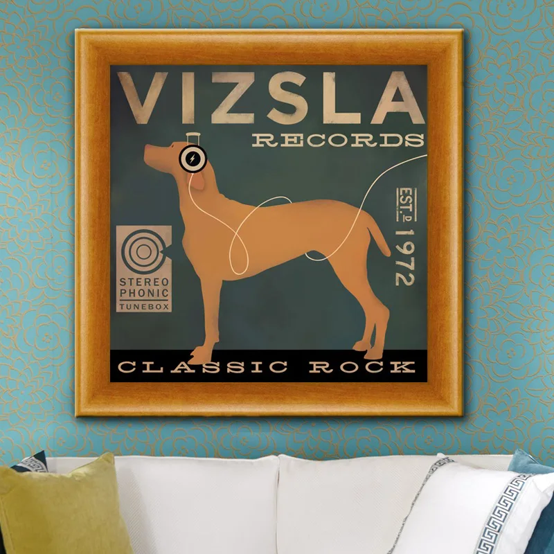 modern-cute-cartoon-vizsla-dog-oil-painting-canvas-printings-printed-on-canvas-wall-art-decoration-picture (3)