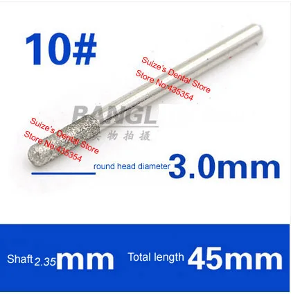 

30 pcs Diameter 2.35mm Polishing Abrasive Tips Dental Lab