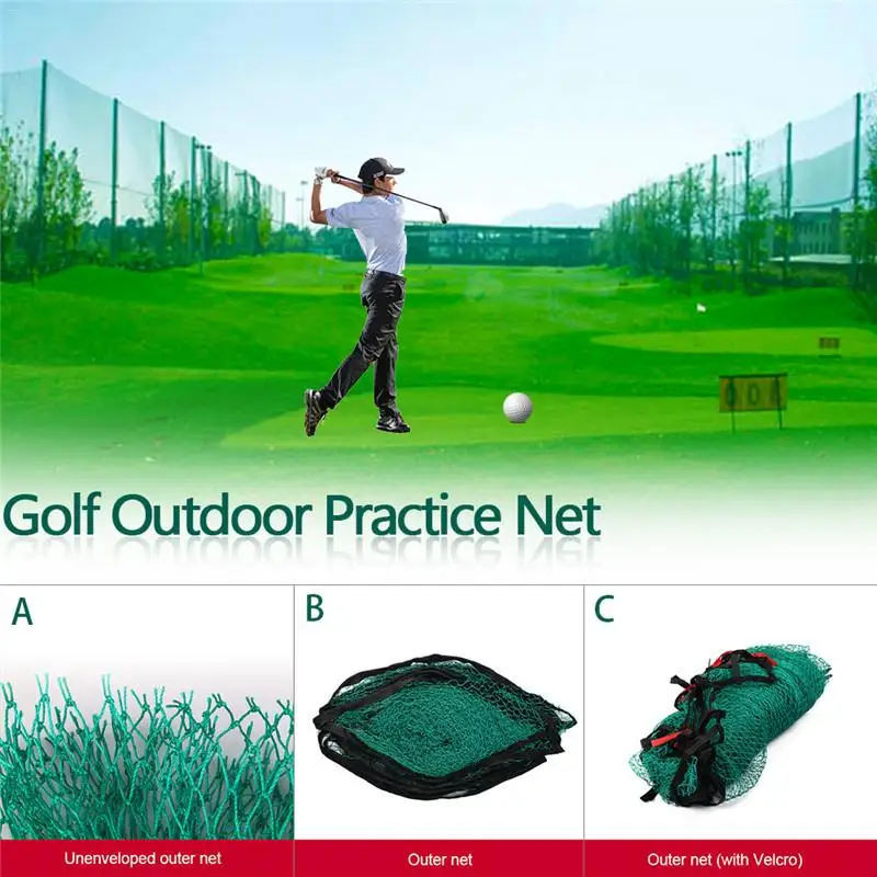 

Large Practice Net Cage Golf Training Net Portable Golf Chipping Net Golf Chipping Pitching Practice Net Hitting Aid