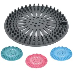 LBER Hair Catcher заглушка для ванной, 4 упаковки Пробка Для Волос Протектор дренажа универсальная Резина фильтр для раковины для ванной кухни A