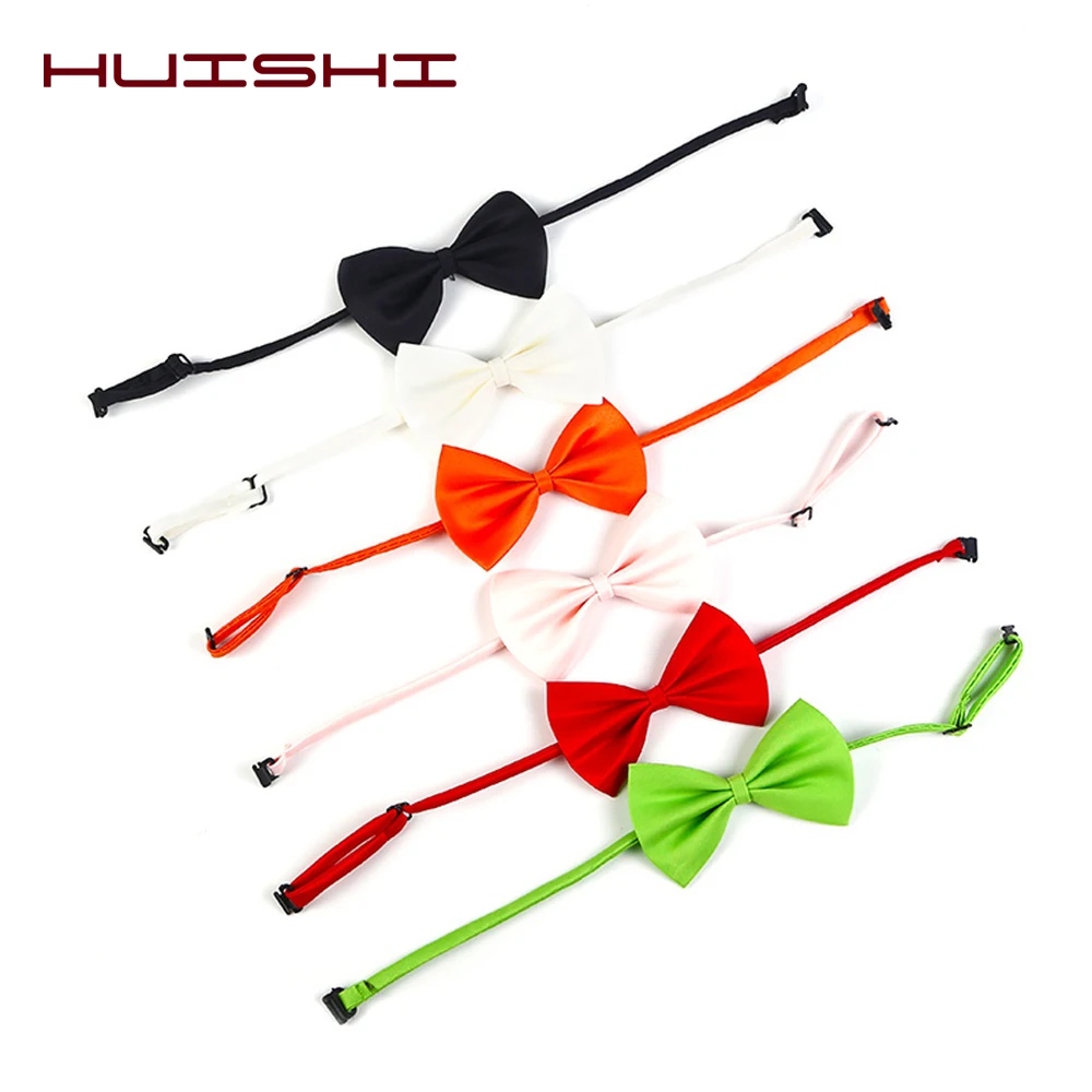 

HUISHI 8 Candy Colors Dog Bow Tie Cat Puppy Cat Fashion Cute Pet Toy Kid Bow Tie Necktie Clothes Decoration Clothes