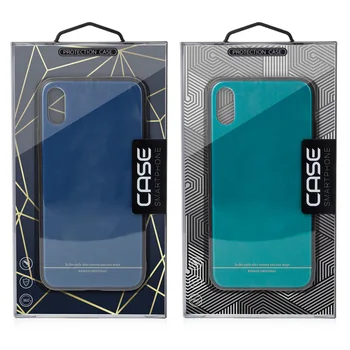 

100 pcs/Lot Wholesale Custom Logo Phone Case Blank Packaging Box for iPhone X 7 7 Plus Blank PVC Clear Gift Package KJ-702
