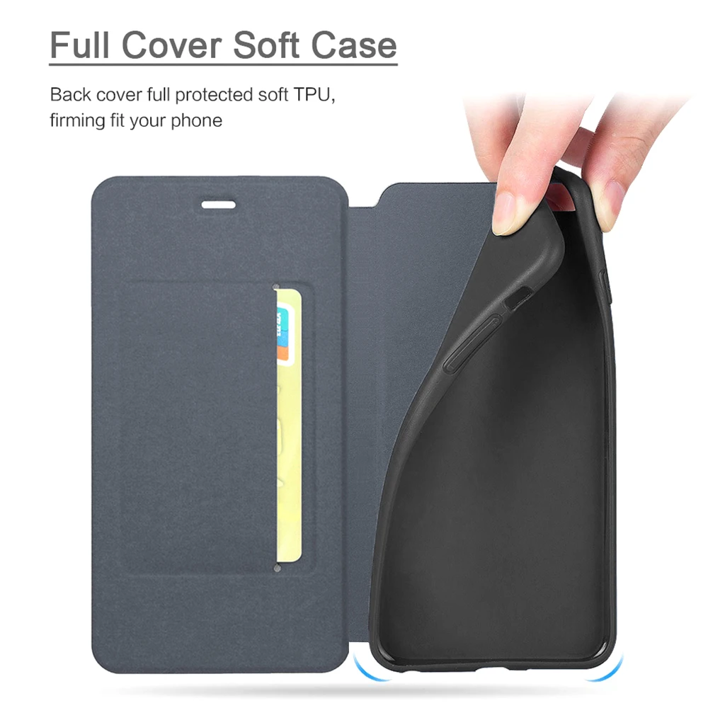 Hand Made For Huawei P30 P20 Lite P20 Pro P10 Lite Leather Case For Mate 20 Lite Pro PU Cover Card Slot Stand flip funda