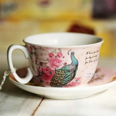 Liebhaber tasse kaffee schwarz teetasse pfau stieg kurze tasse ... Liebhaber tasse kaffee schwarz teetasse pfau stieg kurze tasse ...