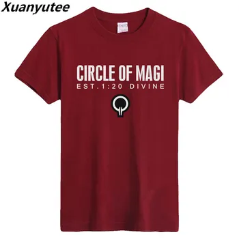 

Xuanyutee 2018 Game Fan Gift Tee Shirt Homme Circle Of Magi Print Cotton O-neck 3XL Summer Short Sleeve Game Player T-shirt Men