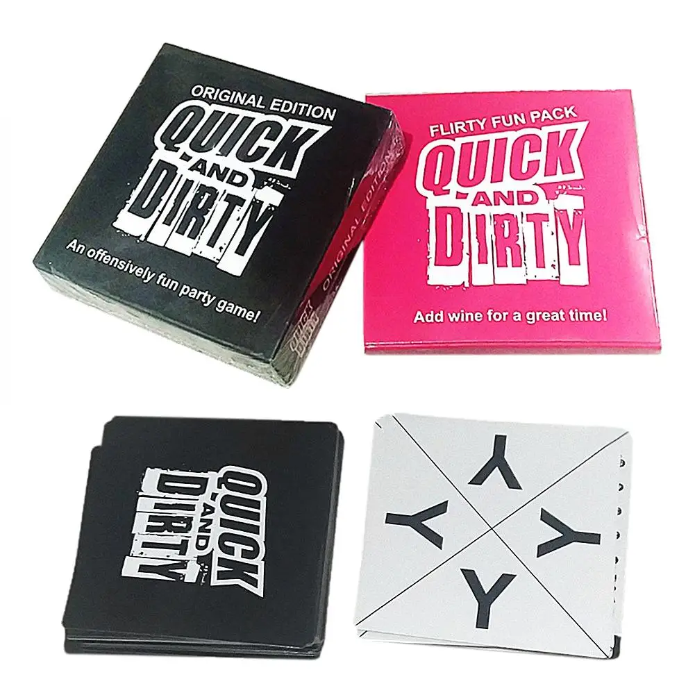 

Fun Party Board Game Card Party Quick and Dirty Fun Card Game