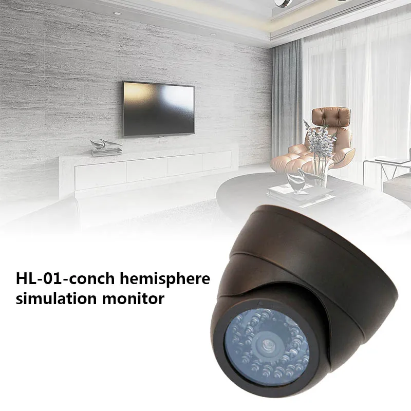 

Simulation Dummy Security Surveillance Fake Camera with LED Light for Outdoor Indoor Use LCC77