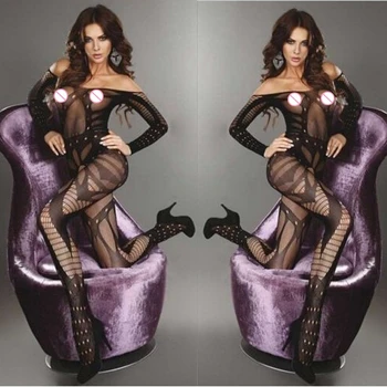 

Sexy Hot Women Lingerie Bodystocking Sexy Costumes Bodysuit Intimates Sexy Lenceria Open Crotch Babydoll Erotic Fishnet