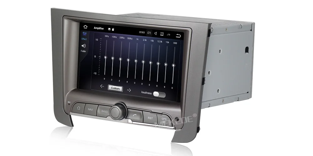 Top 7" 2 Din Android 9.0 Car Radio For SsangYong REXTON 2014 Deckless Car Audio Multimedia Car Stereo DVD Mirror link 1024*600 19