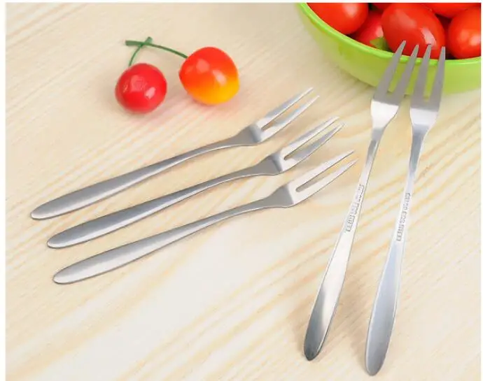 Free-shipping-500pcs-13cm-stainless-steel-fruit-fork-creative-environmental-small-fruit-fork-ht46020