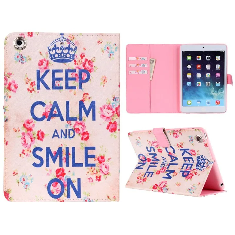 For Mini iPad Mini 2 3 1 Case Smart Wallet Flip PU Leather Silicone Stand Case Girl Kids Gift Protect Full Body Tablet Covers (3)