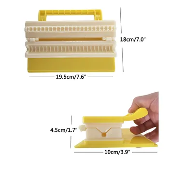 

Hot 2pcs/set ABS Plastic BBQ Skewer Machine Multifunctional Barbecue Skewers Maker Beef Chick Pork Shish Kabob Skewer Maker Tool