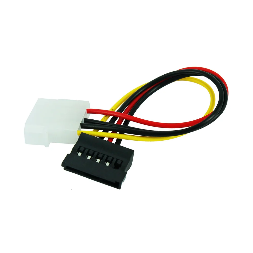 Кабель питания JONSNOW IDE/Molex/IP4/4 контактный штекер на гнездо SATA 15 разъем конвертер