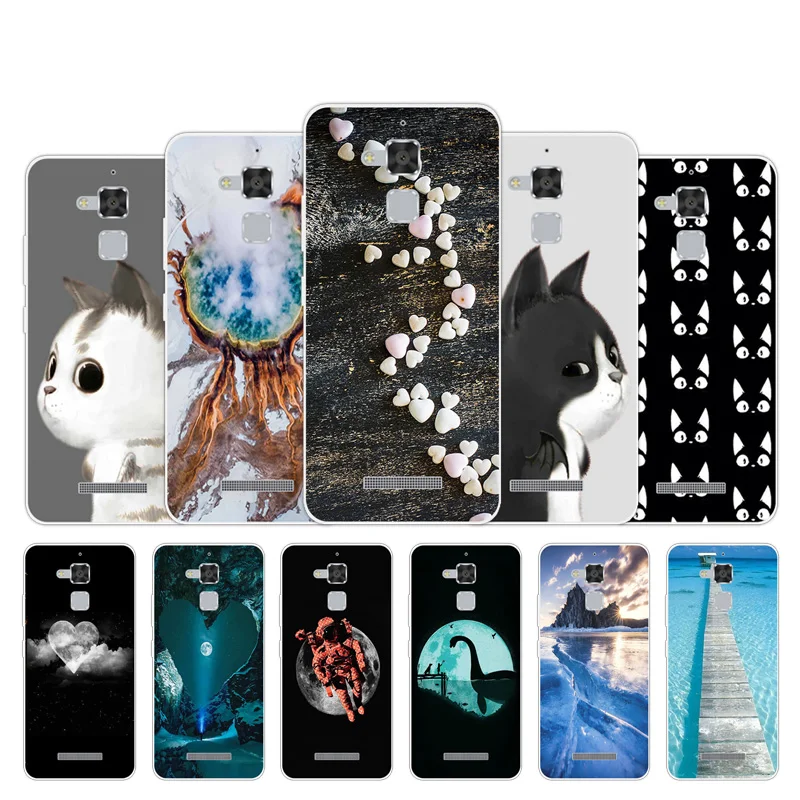 

Fashion Case For ASUS Zenfone 3 Max ZC520TL Mog Design Soft Silicon TPU Phone Cover 5.2" For ASUS Zenfone3Max ZC 520TL