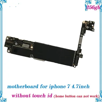 

Replacement Full function Unlocked 256gb for iphone 7 4.7inch motherboard without touch id mainboard with full chips Logic Board