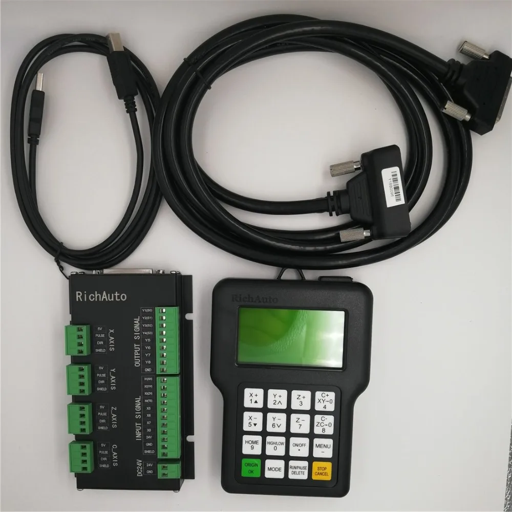 

DSP handle controller RichAuto A11 DSP, 3 axis CNC wireless channel for CNC Router, DSP handle, English version