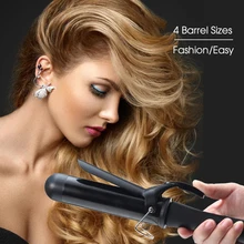 Htg плойка Pro Размер 4 барабанами трубы Большой волос волна жару волос, щипцы для завивки волос бигуди Утюг ролик маленький/большой Вэйвер стиль инструмент HT052