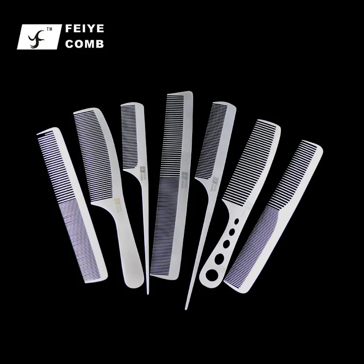 

2017 High quality Professional Salon Combs Set Stainless Steel Hair Comb Ultra-thin Anti-Static Barbers Hair Styling Tools