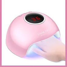 Абсолютно Новая розовая простая Сушилка для ногтей ABS УФ лампа 36 Вт для сушки льда лампа для ногтей машина Cabine UV Ongle 365+ 405nm умный датчик