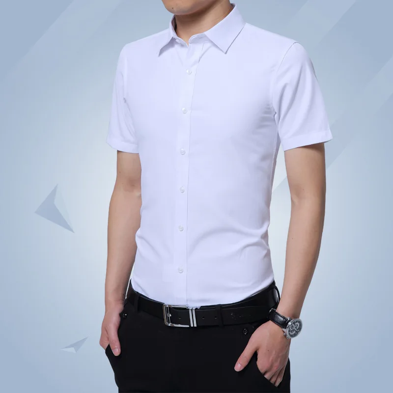 Летняя Однотонная футболка с коротким рукавом Для Мужчин's короткий рукав Для мужчин одежда