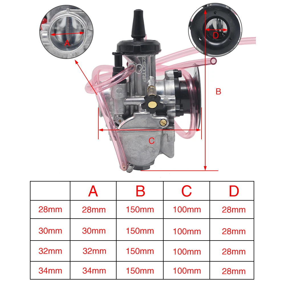 ZSDTRP 4 т KSR28 30 32 34 мм карбюратор KSR Evolution KIT EVO Carb для Honda Yamaha KTM с power Jet