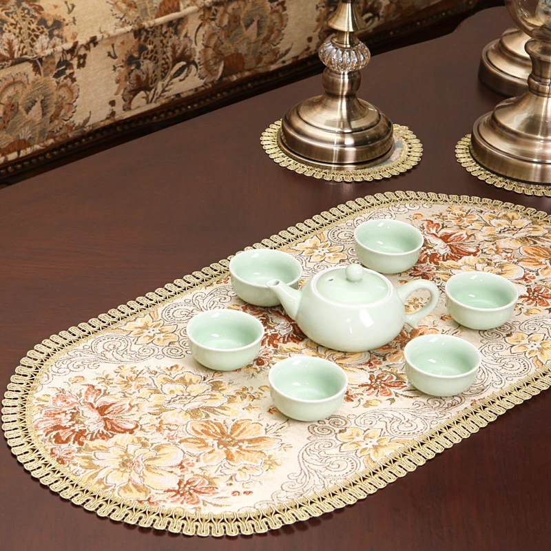 European Embroidery Placemats Dining Table Place Mats Placemat Cup Coaster Mug Kitchen Drink Glass Table Place Mat Cloth Lace Mats Pads Aliexpress
