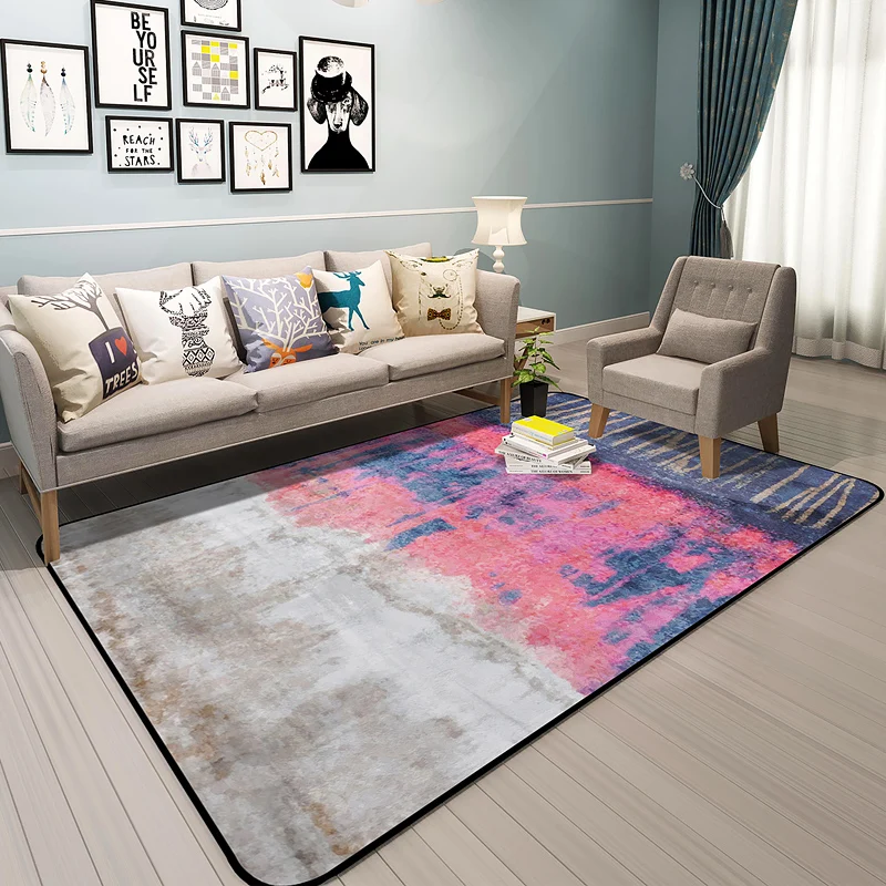 

Abstract paint Creative Area Soft Carpets for Living Room Bedroom Rug Bedside Coffee Table Rectangle Floor Mat Rugs and Carpet